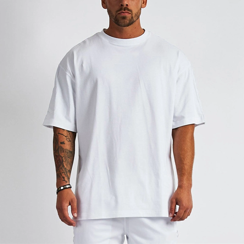 High Quality Men&prime; S Summer Plain T Shirts White Tee Shirt Custom Print Mens Tshirts Blanks Oversized T-Shirts