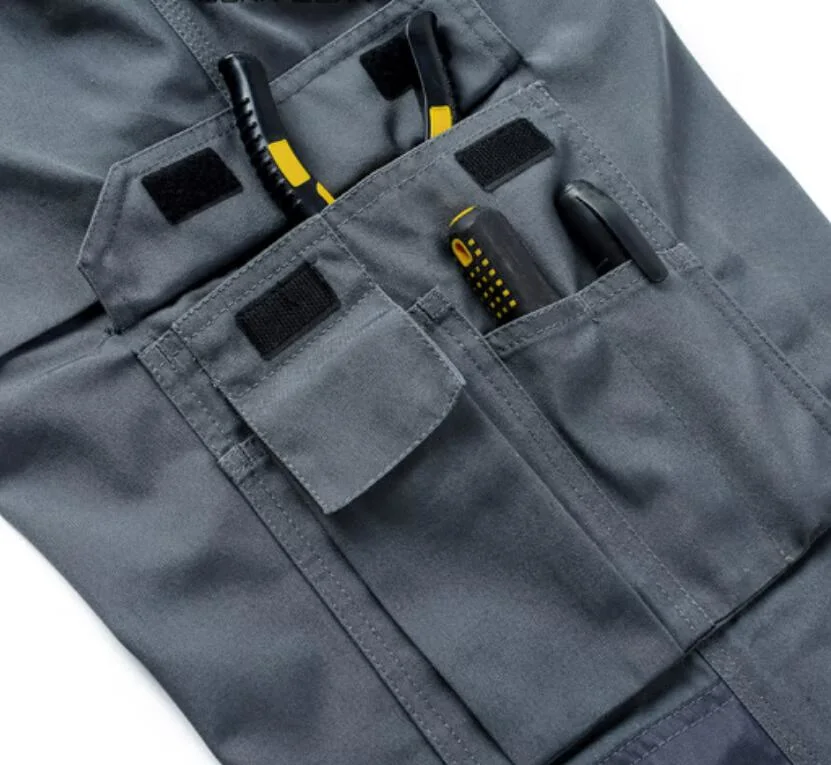 Men Reinforced Work Cargo Pants Multi-Pockets Work Trousers with Hammer Loop with Your Own Logo Embrodiery