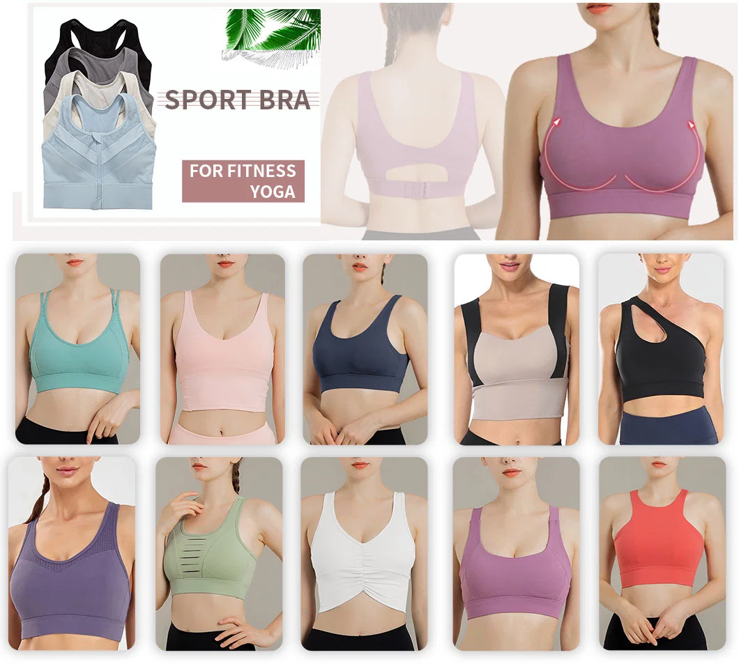 New Sportswear Womens Sports Bra Fitness Running Yoga Gym Crop Top