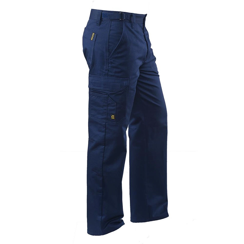 Custom Cargo Pants Solid Color Long Mens Cargo Pant Navy Blue Cargo Pants Anti-Pilling Windproof Men&prime;s Trousers
