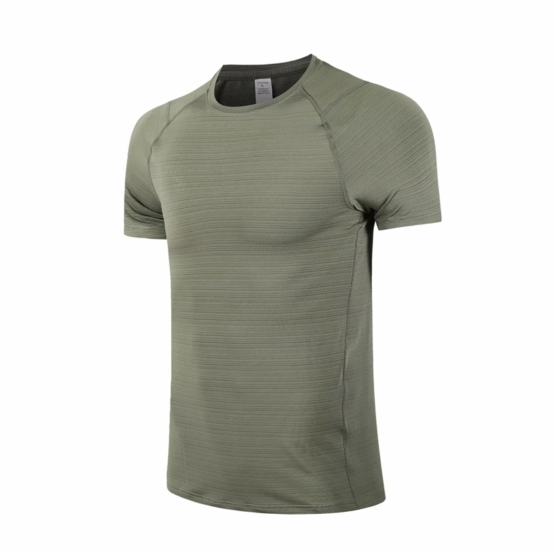 Wholesale T Shirt 89% Polyester 11% Spandex Men Sport Clothing Custom Logo Plain T Shirt Men T Shirt