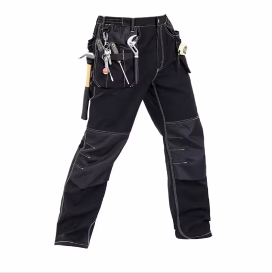 Men Reinforced Work Cargo Pants Multi-Pockets Work Trousers with Hammer Loop with Your Own Logo Embrodiery