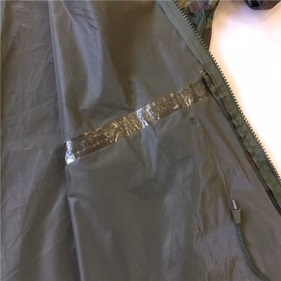 Printed Polyester/PVC Waterproof Hooded Jacket with Hood Raincoat Rainwear Rainsuit for Outside Outdoor Hi Vis Reflective High Visibility Rain Pants Trousers